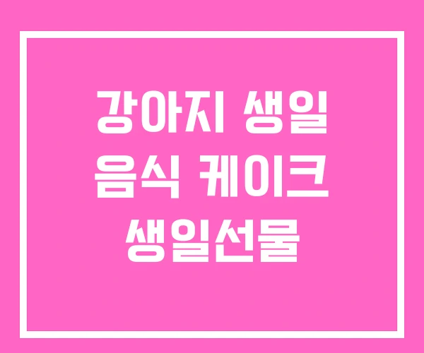 강아지 생일 음식 케이크 생일선물 강아지 생일 음식 케이크 생일선물