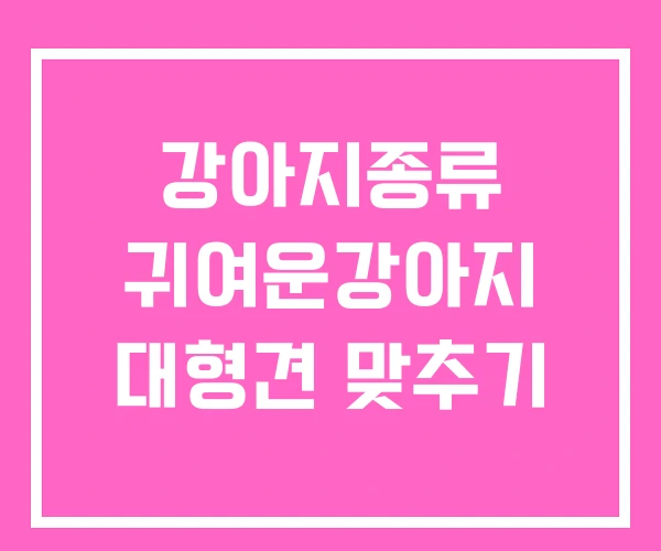 강아지종류 귀여운강아지 대형견 맞추기 강아지종류 귀여운강아지 대형견 맞추기