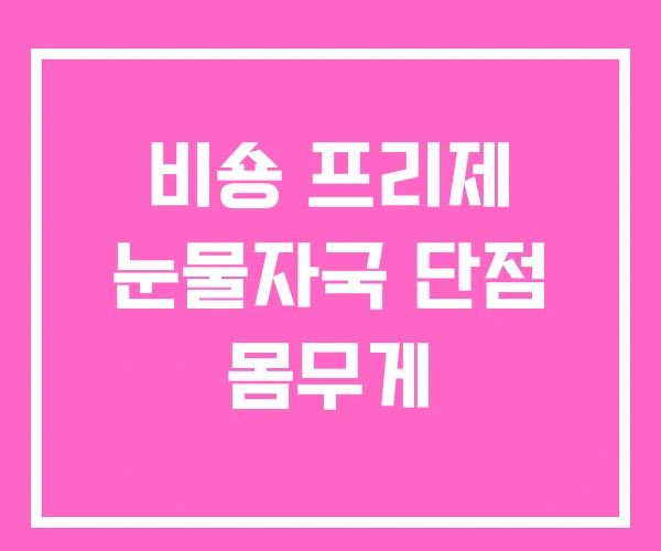 비숑 프리제 눈물자국 단점 몸무게 비숑 프리제 눈물자국 단점 몸무게