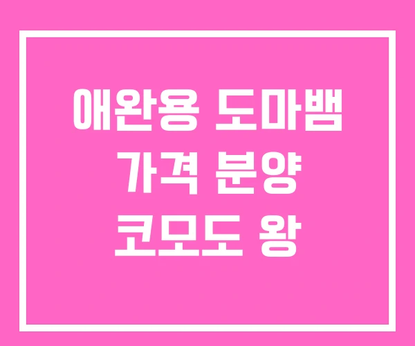 애완용 도마뱀 가격 분양 코모도 왕