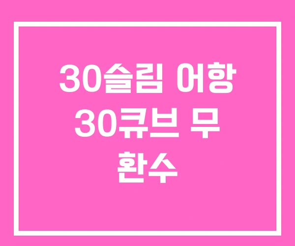 30슬림 어항 30큐브 무 환수 30슬림 어항 30큐브 무 환수