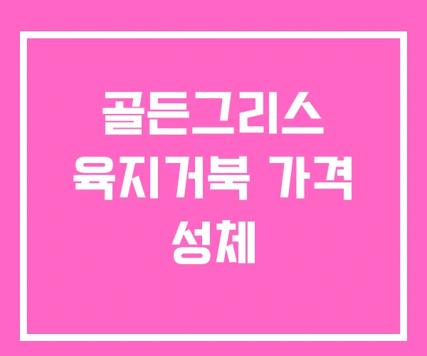 골든그리스 육지거북 가격 성체