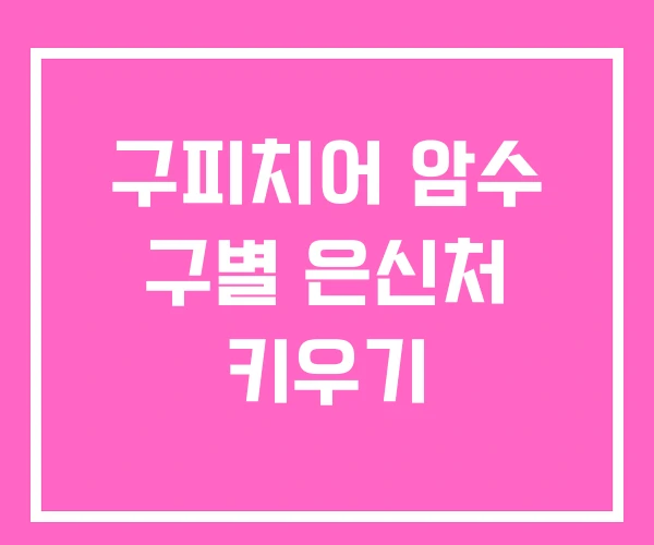 구피치어 암수 구별 은신처 키우기 구피치어 암수 구별 은신처 키우기