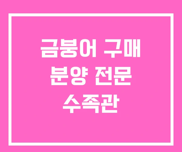 금붕어 구매 분양 전문 수족관 금붕어 구매 분양 전문 수족관