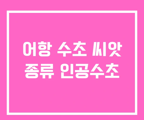 어항 수초 씨앗 종류 인공수초 어항 수초 씨앗 종류 인공수초