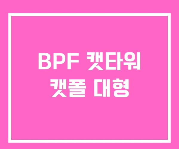BPF 캣타워 캣폴 대형 BPF 캣타워 캣폴 대형
