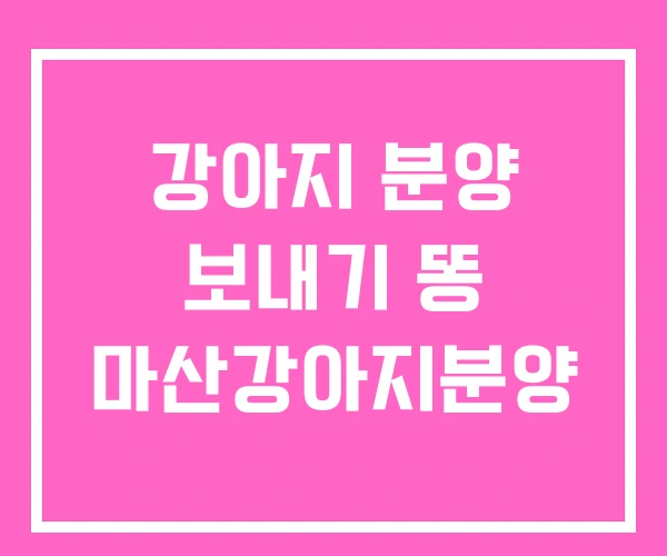 강아지 분양 보내기 똥 마산강아지분양 강아지 분양 보내기 똥 마산강아지분양