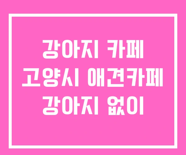 강아지 카페 고양시 애견카페 강아지 없이 강아지 카페 고양시 애견카페 강아지 없이