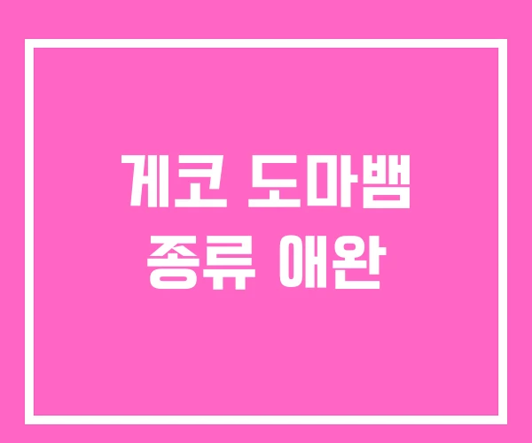 게코 도마뱀 종류 애완 게코 도마뱀 종류 애완