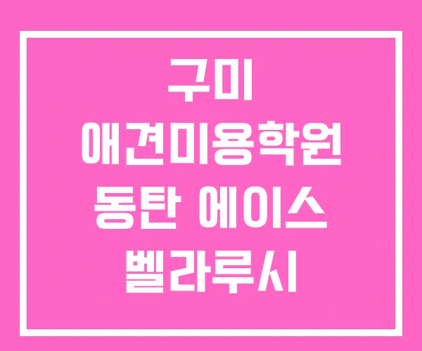 구미 애견미용학원 동탄 에이스 벨라루시 구미 애견미용학원 동탄 에이스 벨라루시