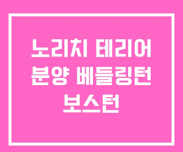 노리치 테리어 분양 베들링턴 보스턴