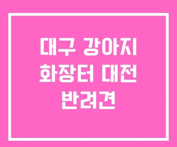 대구 강아지 화장터 대전 반려견 대구 강아지 화장터 대전 반려견