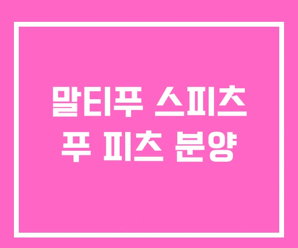말티푸 스피츠 푸 피츠 분양 말티푸 스피츠 푸 피츠 분양
