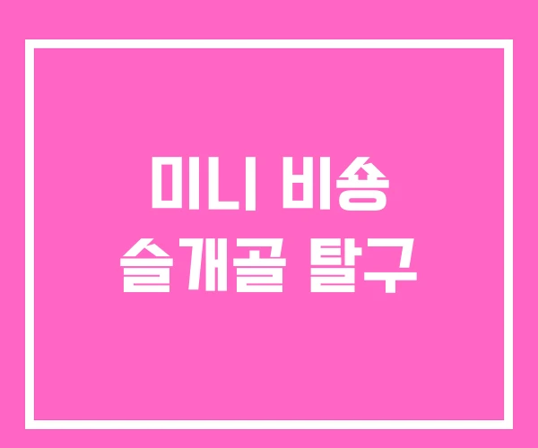 미니 비숑 슬개골 탈구