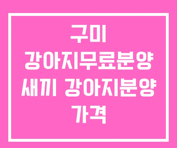 구미 강아지무료분양 새끼 강아지분양 가격 구미 강아지무료분양 새끼 강아지분양 가격