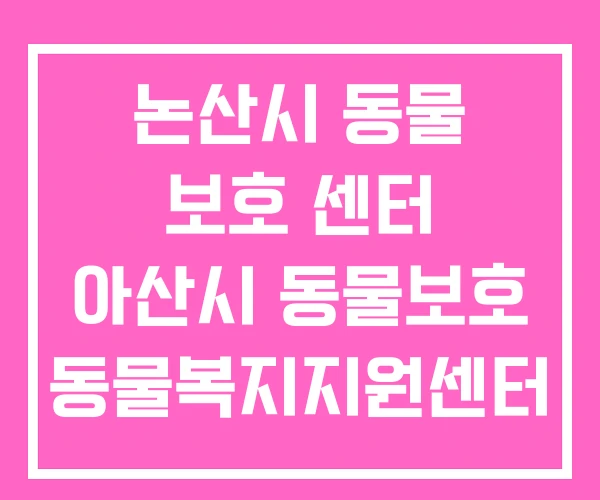 논산시 동물 보호 센터 아산시 동물보호 동물복지지원센터 논산시 동물 보호 센터 아산시 동물보호 동물복지지원센터
