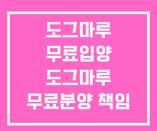 도그마루 무료입양 도그마루 무료분양 책임 비 실체 도그마루 무료입양 도그마루 무료분양 책임 비 실체