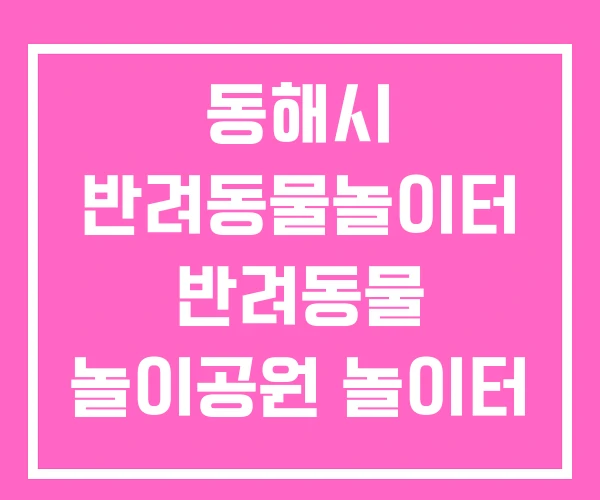 동해시 반려동물놀이터 반려동물 놀이공원 놀이터 동해시 반려동물놀이터 반려동물 놀이공원 놀이터