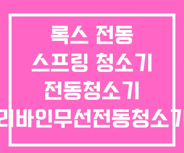록스 전동 스프링 청소기 전동청소기 리바인무선전동청소기 록스 전동 스프링 청소기 전동청소기 리바인무선전동청소기