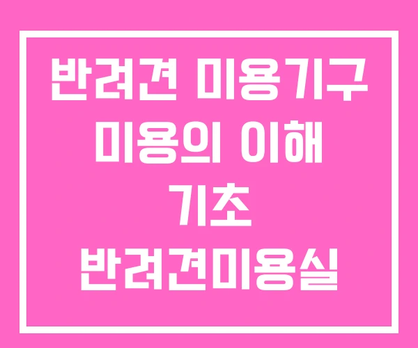 반려견 미용기구 미용의 이해 기초 반려견미용실 반려견 미용기구 미용의 이해 기초 반려견미용실