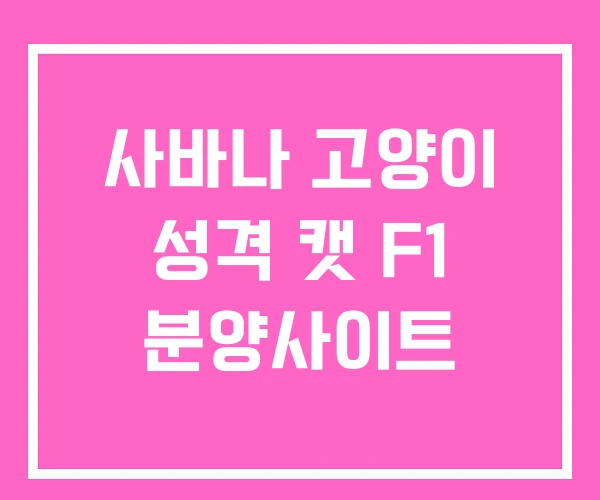 사바나 고양이 성격 캣 F1 분양사이트 사바나 고양이 성격 캣 F1 분양사이트