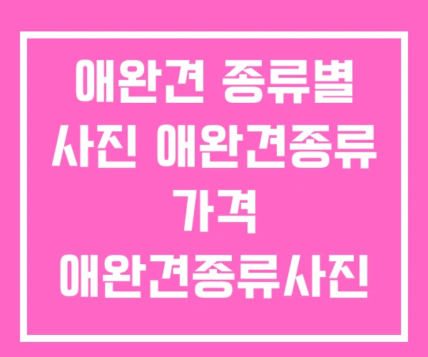 애완견 종류별 사진 애완견종류 가격 애완견종류사진 애완견 종류별 사진 애완견종류 가격 애완견종류사진