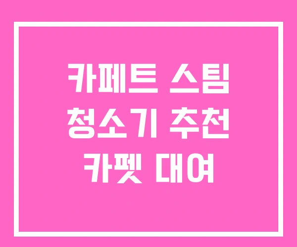 카페트 스팀 청소기 추천 카펫 대여 카페트 스팀 청소기 추천 카펫 대여